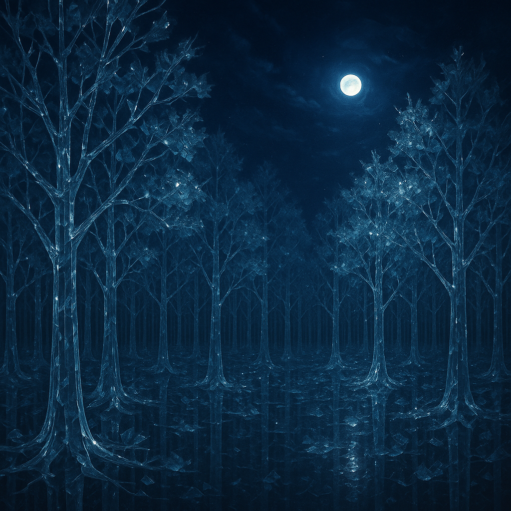 Ethereal Glass Forest